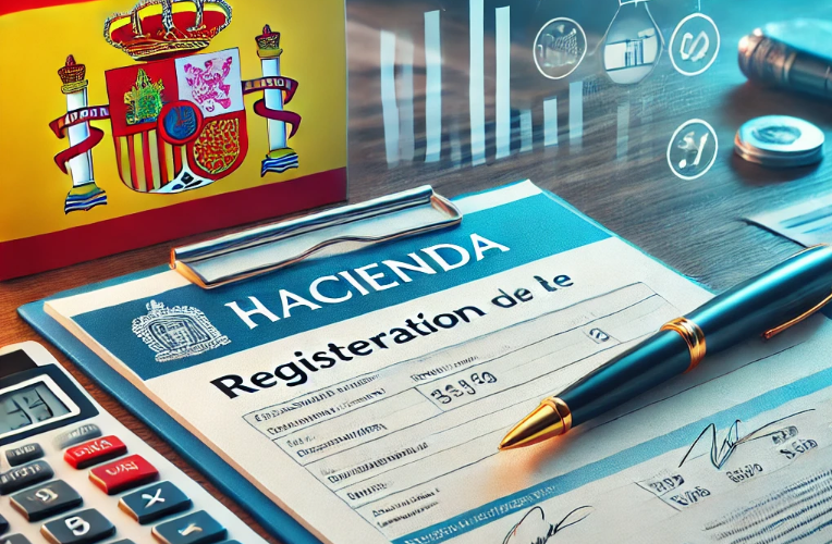 ثبت‌نام در اداره مالیات اسپانیا Hacienda