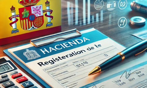 ثبت‌نام در اداره مالیات اسپانیا Hacienda